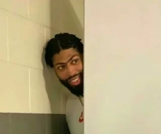😏 emoji 🦁 Anthony davis 🦁 Telegram sticker 7 of 60
