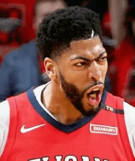 😠 emoji 🦁 Anthony davis 🦁 Telegram sticker 9 of 60