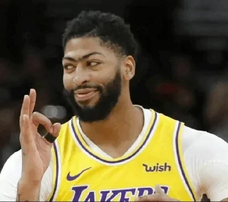 👌 emoji 🦁 Anthony davis 🦁 Telegram sticker 5 of 60