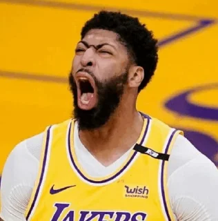 🤬 emoji 🦁 Anthony davis 🦁 Telegram sticker 17 of 60