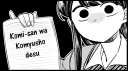 Sticker from Komi-san