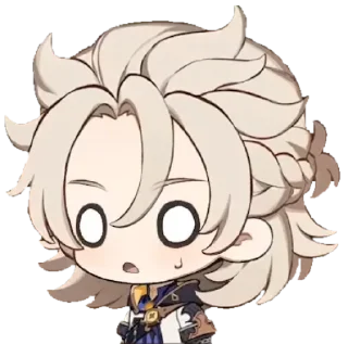 Sticker from Genshin chibis