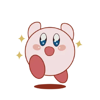 Sticker from Kirby