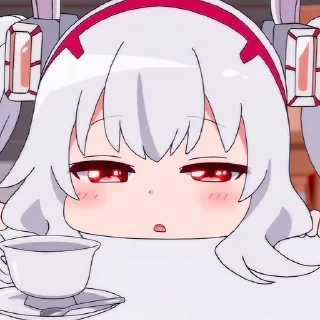 😞 emoji Azur Lane @animestickersii Telegram sticker 12 of 118