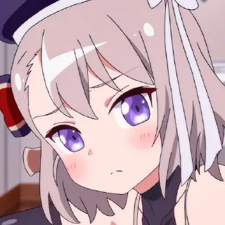 😕 emoji Azur Lane @animestickersii Telegram sticker 4 of 118
