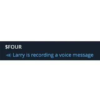 🎤 emoji $Four Telegram sticker 9 of 20