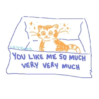 😺 emoji Sketch Reacts Telegram sticker 14 of 113