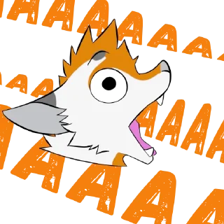 Sticker from Zaro the Fox