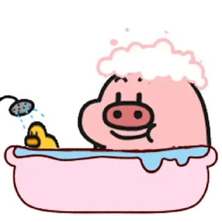 Sticker from 乖巧的菜豬豬豬