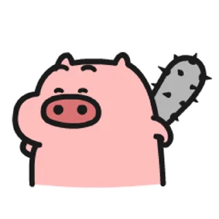 😊 emoji 乖巧的菜豬2 @kal_pc Telegram sticker 6 of 25