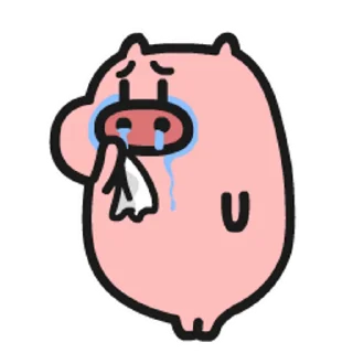 😊 emoji 乖巧的菜豬2 @kal_pc Telegram sticker 19 of 25