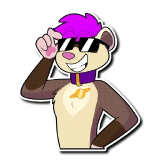 😎 emoji Astro Telegram sticker 19 of 29