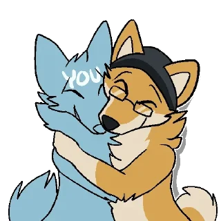 Sticker from Yellow doggos
