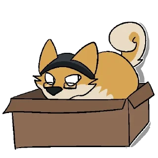 Sticker from Yellow doggos