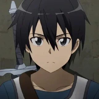 🙁 emoji Sword Art Online @anikestickersii Telegram sticker 12 of 118