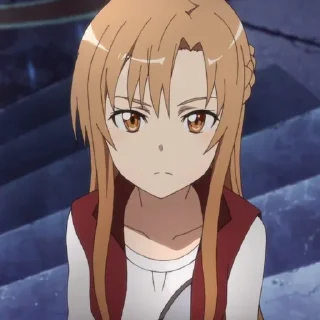 😟 emoji Sword Art Online @anikestickersii Telegram sticker 23 of 118