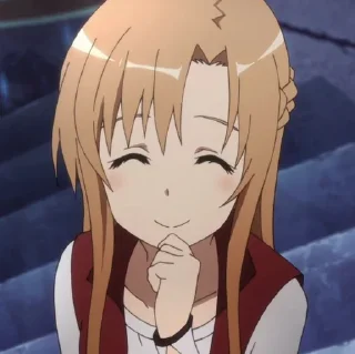 😊 emoji Sword Art Online @anikestickersii Telegram sticker 24 of 118