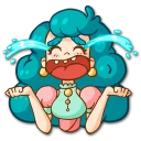 😭 emoji Sweet Telegram sticker 16 of 24