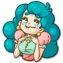 😢 emoji Sweet Telegram sticker 15 of 24