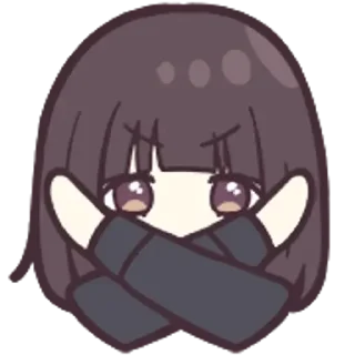 Sticker from kurumi-chan. Emoji 2 (Menhera-chan) @kal_pc