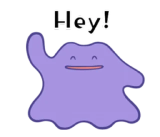 Sticker from 【英文】Pokémon: Ditto (pokemon) @kal_pc