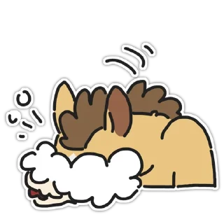 🎂 emoji Cloud Telegram sticker 22 of 27