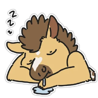 😴 emoji Cloud Telegram sticker 6 of 27