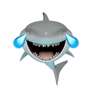 Sticker from @Apple_Animojis Shark