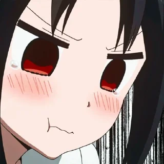 😠 emoji 𝐾𝑎𝑔𝑢𝑦𝑎 • @animestickersii @pinterest_to_stickerbot Telegram sticker 11 of 119