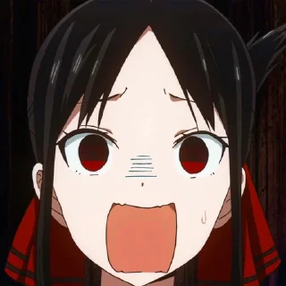 😨 emoji 𝐾𝑎𝑔𝑢𝑦𝑎 • @animestickersii @pinterest_to_stickerbot Telegram sticker 4 of 119