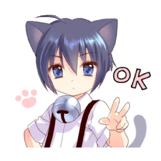 Sticker from Boy of a black cat