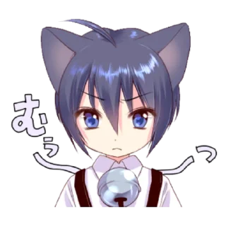 Sticker from Boy of a black cat