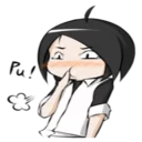 Sticker from Girls cute
