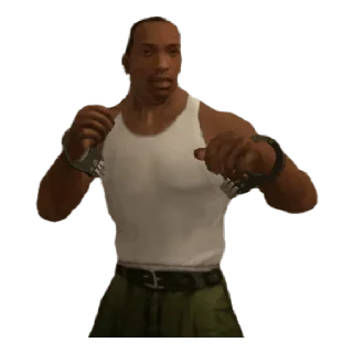😠 emoji GTA SA - [Instagram: @WiStickers] Telegram sticker 16 of 29