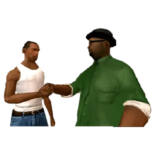 🤝 emoji GTA SA - [Instagram: @WiStickers] Telegram sticker 23 of 29