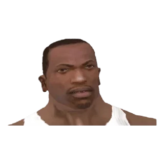 🤨 emoji GTA SA - [Instagram: @WiStickers] Telegram sticker 17 of 29