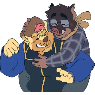 🫂 emoji Boar on Board Telegram sticker 22 of 76