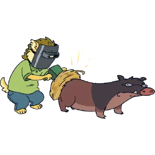 🧹 emoji Boar on Board Telegram sticker 19 of 76