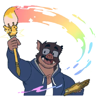 🎨 emoji Boar on Board Telegram sticker 11 of 76