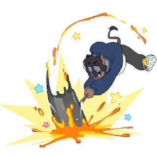 🔨 emoji Boar on Board Telegram sticker 10 of 76