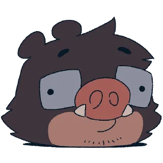 🐽 emoji Boar on Board Telegram sticker 12 of 76