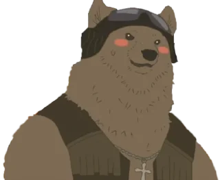 😳 emoji Shirokuma Cafe Telegram sticker 6 of 88