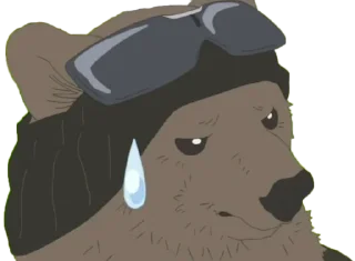 😅 emoji Shirokuma Cafe Telegram sticker 18 of 88