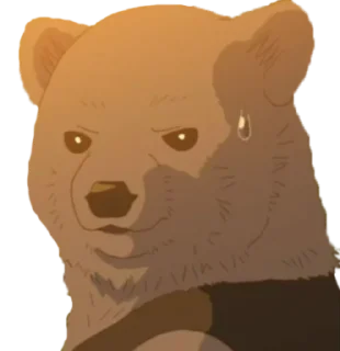 😑 emoji Shirokuma Cafe Telegram sticker 14 of 88