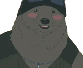 🥴 emoji Shirokuma Cafe Telegram sticker 7 of 88