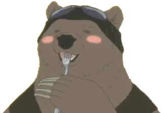 😊 emoji Shirokuma Cafe Telegram sticker 8 of 88