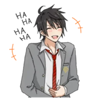 😊 emoji Fun Life of Boy Student Telegram sticker 4 of 50