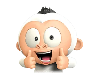 Sticker from the daily life of baby gorilla @noustiker