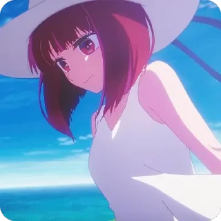 🏖 emoji Kana Arima • @animestickersii @pinterest_to_stickerbot Telegram sticker 5 of 78