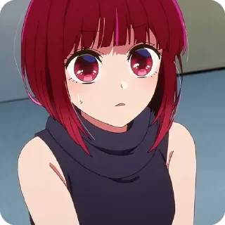 😧 emoji Kana Arima • @animestickersii @pinterest_to_stickerbot Telegram sticker 18 of 78